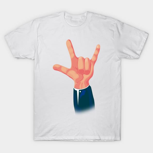 Devils Horns T-Shirt by nickemporium1